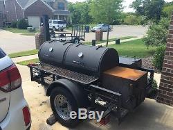 Competition BBQ woid burning smoker