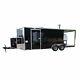 Concession Trailer 8.5 X 20 Black Pizza Food Event Catering