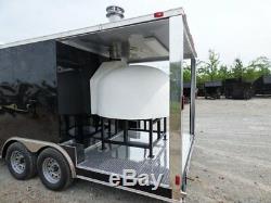 Concession Trailer 8.5 X 20 Black Pizza Food Event Catering