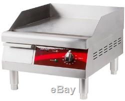 Countertop Electric Griddle 16 inch Restaurant Kitchen Commercial Flat Top Grill