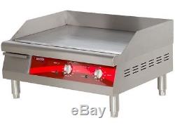 Countertop Electric Griddle 24 Restaurant Kitchen Commercial Flat Top Grill New