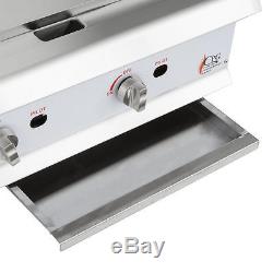 Countertop Gas Griddle 48 inch Restaurant Kitchen Commercial Flat Top Grill