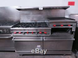 DCS / THERMA-TEK TMDS60-6-24RGB-2 Restaurant Range Stove with Griddle Nat Gas