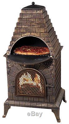 Deeco Aztec Allure Pizza Oven Outdoor Fireplace