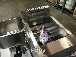 Deep Fryer 3.5 gal Single Basket Commercial GAS Counter Top Countertop Home