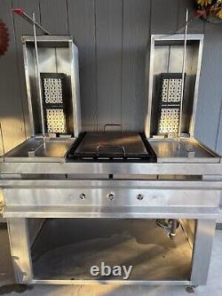 Dual gyro machine with Griddle