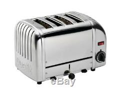 Dualit Classic Vario Four Slot Toaster 4 Slice Polished Chrome Stainless Steel