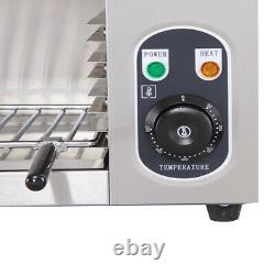 Electric Cheese Melter Cheesemelter 2000W Salamander Broiler Grill Countertop US