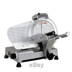 Electric Commercial Butcher Deli Meat Cheese Bread Slicer 10 Blade Saw Machine