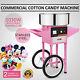 Electric Commercial Cotton Candy Machine Fairy Floss Maker With Cart