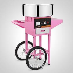 Electric Commercial Cotton Candy Machine Fairy Floss Maker with Cart