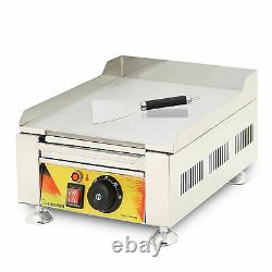 Electric Commercial Fried Griddle Flat Cooking Grill BBQ Furnace Stainless USA