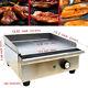 Electric Countertop Griddle 1.2kw Restaurant Kitchen Flat Top Grill Bbq Cooker