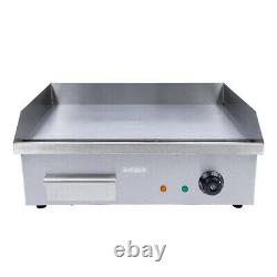 Electric Griddle Commercial One-Piece Tabletop Flat Top Grill Large Pan Griddle