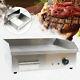 Electric Griddle Flat Top Grill 3000w Hot Plate Bbq Countertop Commercial Grill