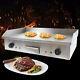 Electric Griddle Flat Top Grill 4400w 28.6 Hot Plate Bbq Countertop Commercial