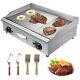 Electric Grill Grooved And Flat Top Grill Combo 30-inch Commercial Griddle Grill