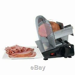 Electric Meat Food Slicer Steel Cheese Cutter Kitchen Tool 8.7 Blade Stainless