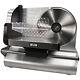 Electric Meat Slicer Stainless Steel Deli Cheese Cutter Food Machine Heavy Blade