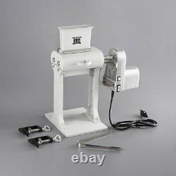 Electric Meat Tenderizer Motor Attachment Two Legs Clamps White Stainless Steel