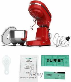 Electric Tilt-Head Countertop Food Stand Mixer 8 Speeds 4.7QT Home Kitchen Red