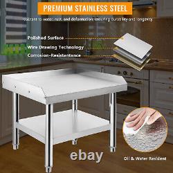 Equipment Grill Stand, 60 X 30 X 24 In Grill Stand Table With Storage Undershelf