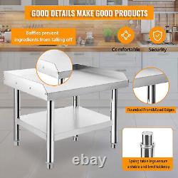 Equipment Grill Stand, 60 X 30 X 24 In Grill Stand Table With Storage Undershelf