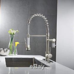 Eyekepper Single Handle Pull Down Kitchen Sink Faucet Commercial Style Pre-rinse