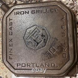 FINEX 10 Cast Iron Grill Pan, Grillet FAST FREE USA PRIORITY SHIPPING