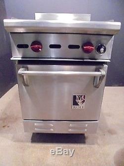 FLAT GRILL with OVEN WOLF 22.5 wide Nat. Gas