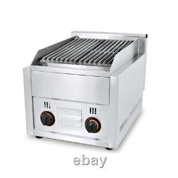 FY-977 Commercial Char Broiler Countertop Charbroiler 2 Burner Gas & Propane NEW