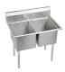 Falcon Food Service 16 X 20 (2) Compartment Stainless Steel Commercial Sink