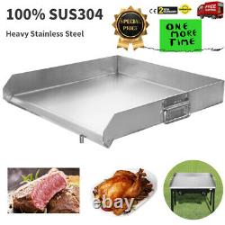 Flat Top Griddle Grill Heavy Stainless Steel for Home Single/Triple Burner Stove