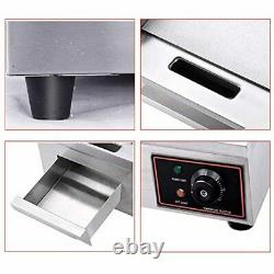 Food Control 1500W 14 Commercial Electric Counter Griddle Grill Stainless Steel