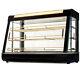 Food Court Restaurant Heated Food Pizza Display Warmer Cabinet Case 35 Glass