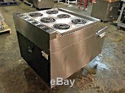 Garland 36 6-burner Electric Range With Cabinet Base Heavy Duty Commercial