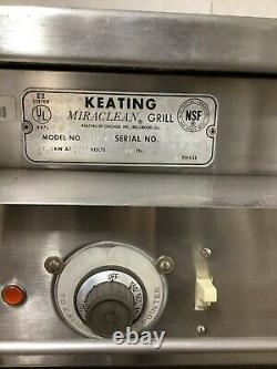 GRIDDLE KEATING 42FLDE MIRACLEAN GRILL 3PH 208/240 Tested