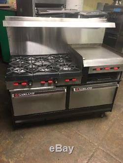 Garland 280 Series 6 Burner Stove With 2' Grill And Double Oven