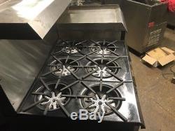 Garland 280 Series 6 Burner Stove With 2' Grill And Double Oven