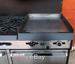 Garland 60 Range #284-24, 24griddle, 6 burner 2 ovens reconditioned
