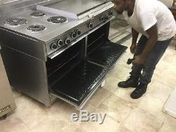 Garland Flat Top With Double Oven And Four Burner, Stove