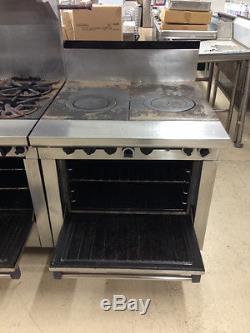 Garland Hotel Series Range with four 18 Spider Burners and Two French Tops