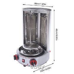 Gas Vertical Broiler Shawarma Machine Rotisserie Doner Kebab Gyro Grill Device