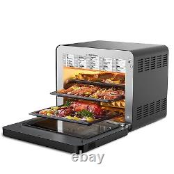 Geek Chef Silver 26QT, oil-free, stainless steel, air fryer toaster oven