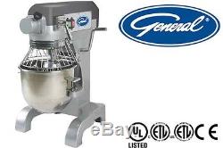 General Commercial Planetary Mixer 10 Quart. 5 HP Motor 120v Model Gem110