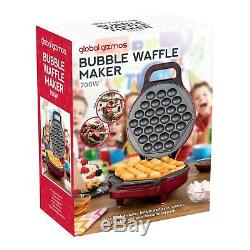 Global Electric 700W Eggettes Cake Ice Cream Cone Bubble Waffle Maker Machine