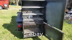 GodZilla BBQ Smoker 36 Grill Trailer Food Truck Mobile Catering Concession Cart