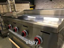 Griddle, Chrome Platted with 16mm thickness, Natural Gas or LPG Fat Chef