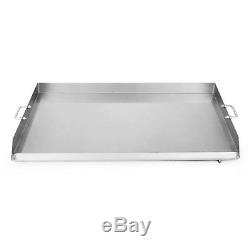 Griddle Stainless Steel Flat Top 36x22 Comal Plancha Outdoor Stove Catering