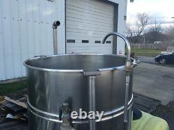 Groen Kettle Steam Jacketed 100 Gallon Kettle With 3 Pneumatic Discharge Valve
